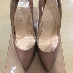 Pigalle Follies 100 Nude Patent Leather